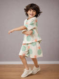 Pineapple Punch boys oversized co-ord set - back view