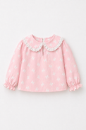 Girl wearing Anaario Pink Alphabet Night Suit