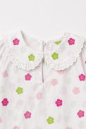 Girl wearing Anaario Pink Blossom Night Suit