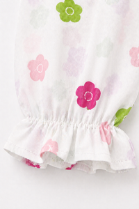 Girl wearing Anaario Pink Blossom Night Suit
