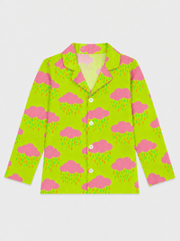 Girl wearing Anaario Pink Clouds Night Suit
