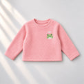 Pink Frog Fleece Set top by Anaario