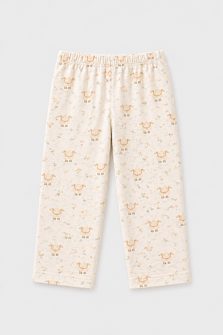 Boy wearing Anaario Pink Sheep Night Suit