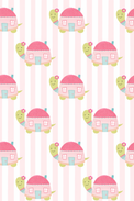 Girl wearing Anaario Pink Snail-House Night Suit