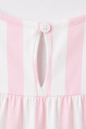 Girl wearing Anaario Pink Stripes Night Suit