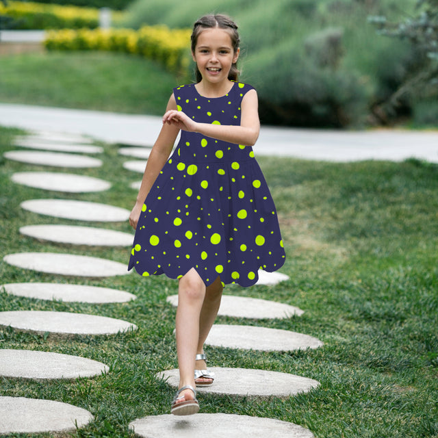 Girl wearing Anaario Playful Peekaboo Dress