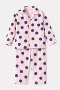 Girl wearing Anaario Polka Pop Night Suit