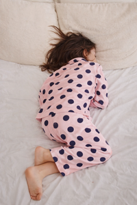 Girl wearing Anaario Polka Pop Night Suit