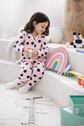Girl wearing Anaario Polka Pop Night Suit