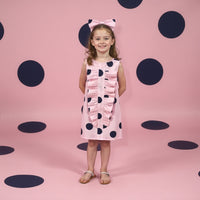 Girl wearing Anaario Polka Pop Princess Dress