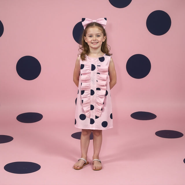 Girl wearing Anaario Polka Pop Princess Dress