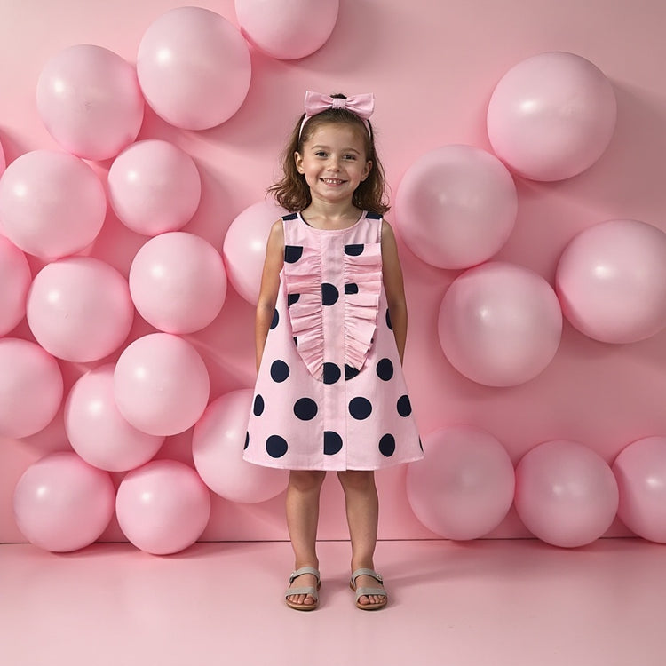 Girl wearing Anaario Polka Pop Princess Dress
