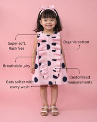 Girl wearing Anaario Polka Pop Princess Dress