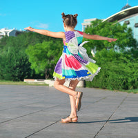Girl wearing Anaario Pop Art Dress