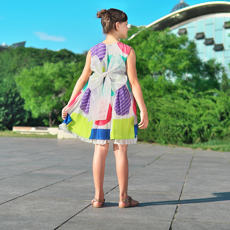 Girl wearing Anaario Pop Art Dress