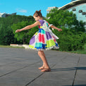 Girl wearing Anaario Pop Art Dress