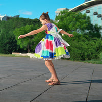 Girl wearing Anaario Pop Art Dress
