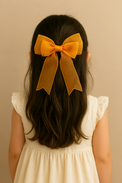 Powder blue bow hair tie by Anaario
