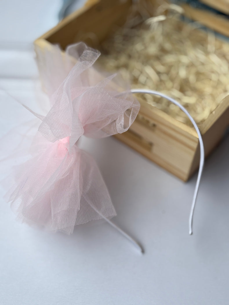 Anaario Powder Pink Bow Hairband, hair band for kids