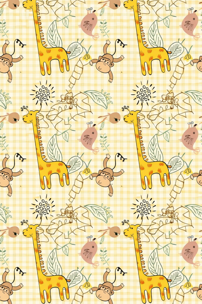 Jungle Gingham Night Suit