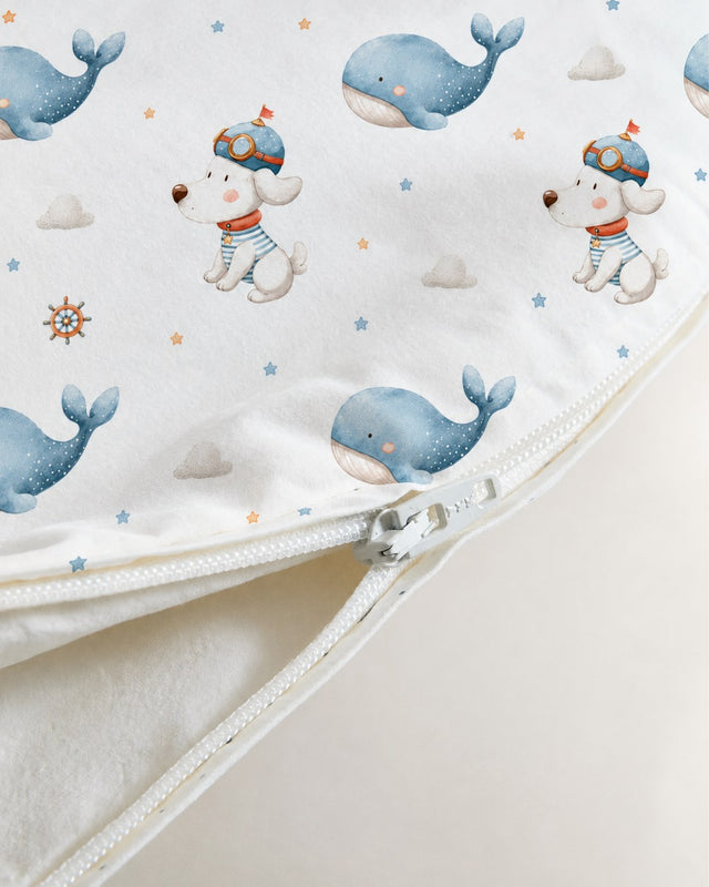 Puppy & Whale Bamboo Baby Sleeping Bag