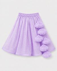 Indian Purple Bird Jacket-Lehenga Set - Anaario - Image 4