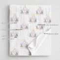 Merry-Go-Round Bamboo Baby Quilt features