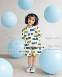 The Twirl-About Girls' Shorts Set features