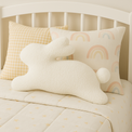 Anaario rabbit-shaped fleece cushion for kids