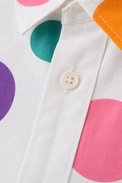 Boy wearing Anaario Rainbow Pop Oversized Shirt