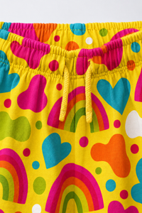 Boy wearing Anaario Rainbow Rush Co-ord Set