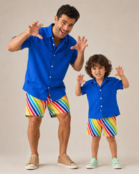 Anaario Rainbow Stripe Co-ord Set