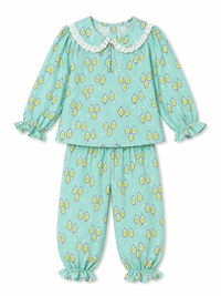 Girl wearing Anaario Raindrop Bliss Night Suit