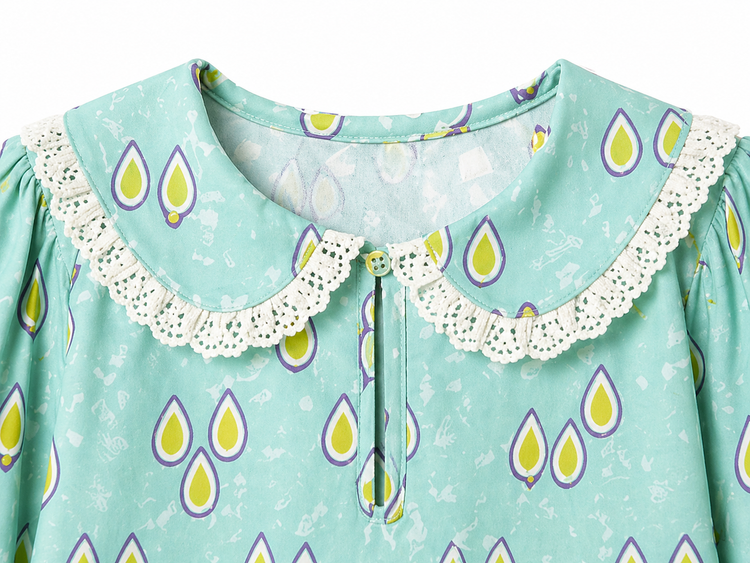 Girl wearing Anaario Raindrop Bliss Night Suit