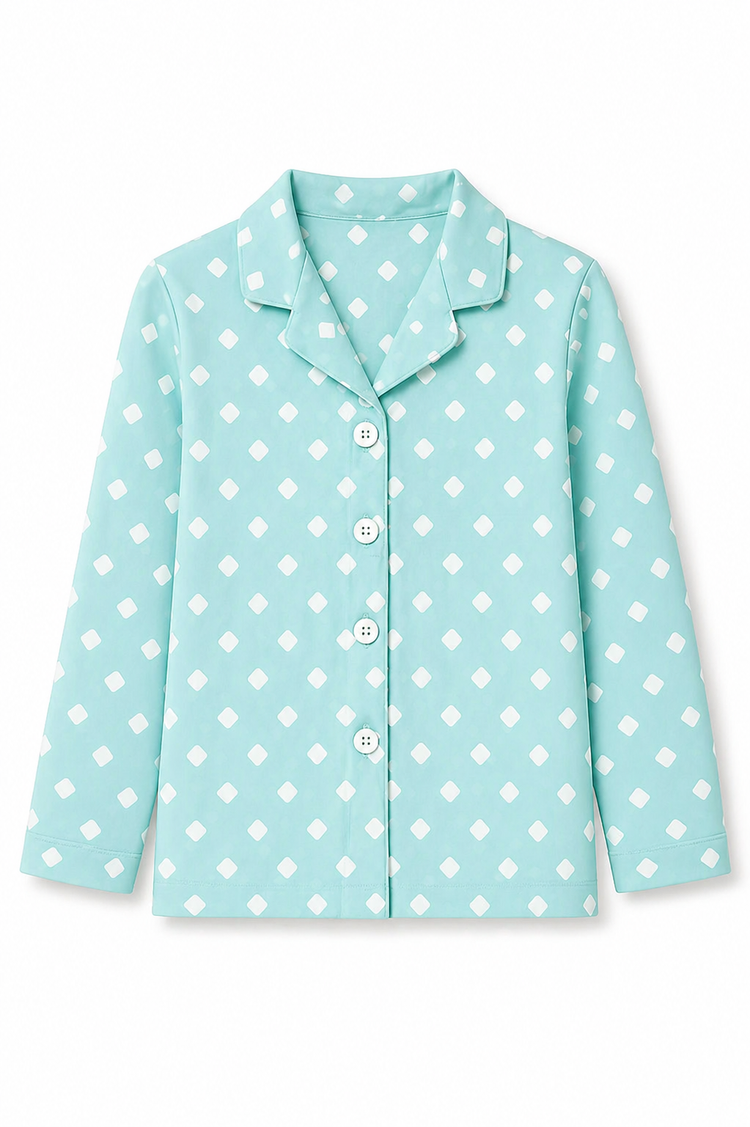 Boy wearing Anaario Rainy Dots Night Suit