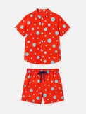 Anaario Red Polka Co-ord Set