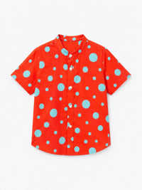 Anaario Red Polka Co-ord Set