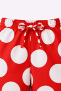 Boy wearing Anaario Red Pop Pocket Shirt Set