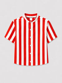 Anaario Red & White Stripe Co-ord Set