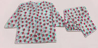Blue and plum hearts - Night Wear