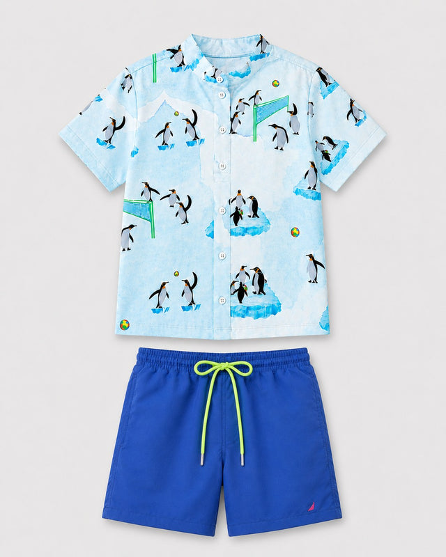 Anaario Royal Blue Magic Short Set