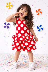 The Cherry Pie Tiered Skirt Set