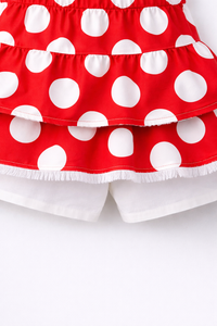 The Cherry Pie Tiered Skirt Set