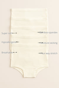 Unisex Bamboo Briefs (Pack of 5) features