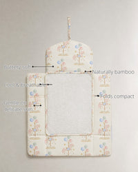 Carousel Bamboo Baby Changing Mat features