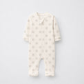 Sailboat & Friends bamboo cotton baby sleepsuit — two-way zip romper onesie