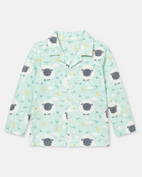 Boy wearing Anaario Sheep and Night Sky Night Suit