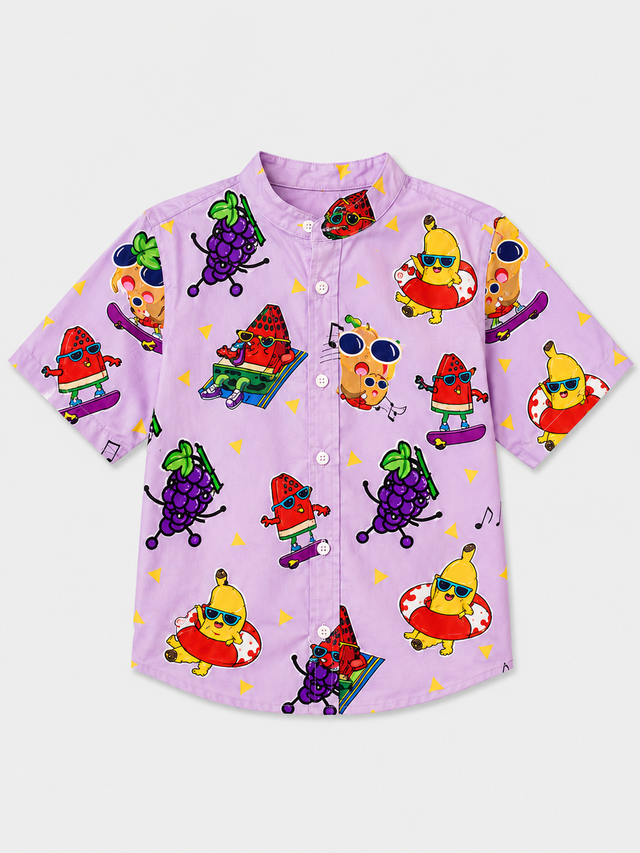 Boy wearing Anaario Skate Fruit Shirt