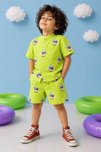 Boy wearing Anaario Skate Fruit Shorts