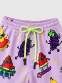 Boy wearing Anaario Skate Fruit Shorts